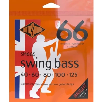 Abbildung von Rotosound Nickelsaiten für Bässe Runddraht Hybrid 40 60 80 100 125