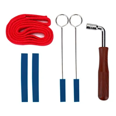 Abbildung von Elprico Piano Tuning Kit, Professionelles Tuner Kit von guter Qualität Hammer Dämpfer Temperament Strip Tools DIY Fixing Set