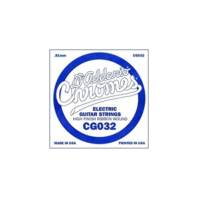Abbildung von D&#039;Addario Flatwound Chromes Singles (.028 .035).032