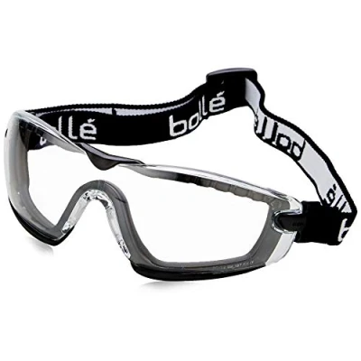 Abbildung von Bollé Safety COBFSPSI &quot;Cobra Hybrid Verion&quot; Schutzbrille, Einheitsgröße, klare Objektive