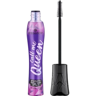 Abbildung von essence call me Queen dramatic lash effect mascara, schwarze Wimperntusche, vegan, definierend, volumengebend, 11,5 ml