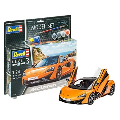 Abbildung von Revell® Modellbausatz Model Set, McLaren 570S, Maßstab 1:24, (Set), Made in Europe
