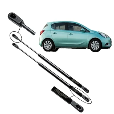 Abbildung von Ramor Strutz 2x Gasfeder Dämpfer Heckklappe Kompatibel mit Vauxhall Corsa E 2014 2019. Gasdruckfeder Heckklappendämpfer Ersatz für 13428038 und Andere.