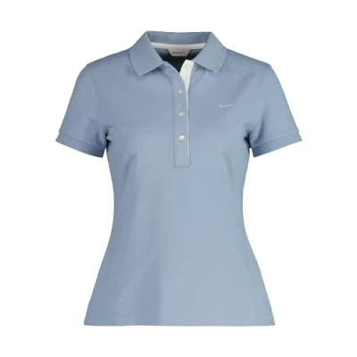 Abbildung von GANT Poloshirt, Damen, Größe: Small, Hellblau