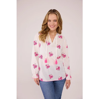 Abbildung von Lieblingsstück Schlupfbluse RianaL mit blumigem allover Print