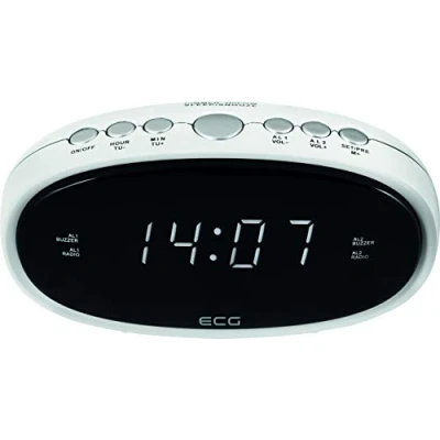Abbildung von ECG Radiowecker RB 010 Weißes LED Display mit Reduzierung der Helligkeit
