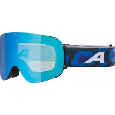 Abbildung von ALPINA PENKEN Q LITE Verspiegelte, Kontrastverstärkende &amp; Polarisierte OTG Skibrille Mit 100% UV Schutz Für Erwachsene, black lila leo matt, One Size