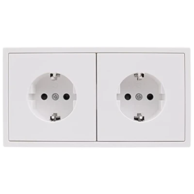 Abbildung von DIW Schalter SHALLOW Weiss Komponenten ESH 365 Steckdosen Set B