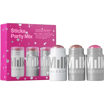 Abbildung von Milk Sticks Party Mix Trio Mit Cremigen Wangenrouge + Highlighter set Full Size Stick