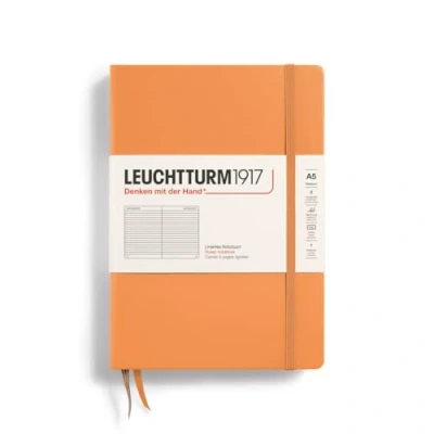 Abbildung von LEUCHTTURM1917 369781 Notizbuch Medium (A5), Hardcover, 251 nummerierte Seiten, Apricot, liniert