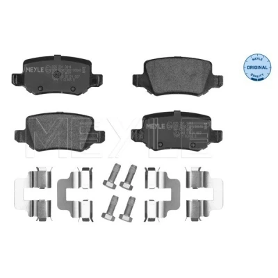 Abbildung von MEYLE 025 231 3814 Bremsbelagsatz MERCEDES BENZ: A Klasse, B Vaneo