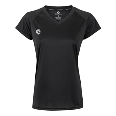 Abbildung von STARK SOUL Damen Sport Shirt Fitness T vital, Kurzarm Funktionsshirt, Atmungsaktiv Schnelltrocknendes Trainingsshirt Schwarz S