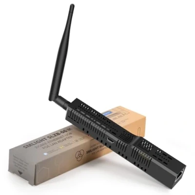 Abbildung von SMLIGHT SLZB 06M Zigbee 3.0 zu Ethernet, USB und WiFi Gateway Koordinator mit PoE, funktioniert Zigbee2MQTT, Home Assistant, ZHA