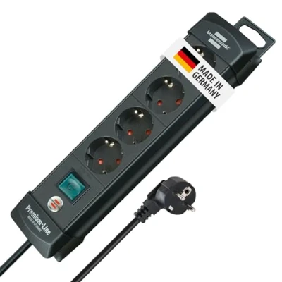 Abbildung von brennenstuhl Steckdosenleiste mit Schalter Premium Line 1.8 m