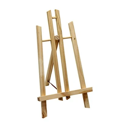 Abbildung von Paintersisters® Tischstaffelei 40 cm hoch, Display Staffelei, Deko Ständer, Bildhalter, Sitzstaffelei