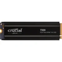 Abbildung von Crucial T500 SSD 1TB PCIe Gen4 NVMe M.2 Interne PS5 Festplatte mit Kühlkörper, bis 7300MB/s, Laptop und Desktop kompatibel, Microsoft DirectStorage CT1000T500SSD5