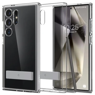 Abbildung von Spigen Ultra Hybrid S Hülle Kompatibel mit Samsung Galaxy S24 Crystal Clear
