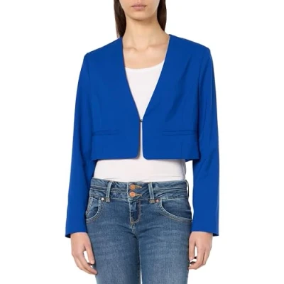 Abbildung von comma D&#039;INTÉRIEUR Blazer, Damen, Größe: 44, Royalblau
