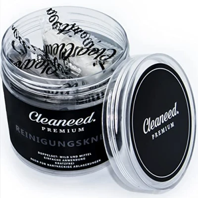 Abbildung von Cleaneed Auto Knete Reinigungsknete Lackknete Reinigungsmittel (Set, [2 St. ideal auch als Flugrost , Harz und Teerentferner Schonende &amp; einfache Lackreinigung)
