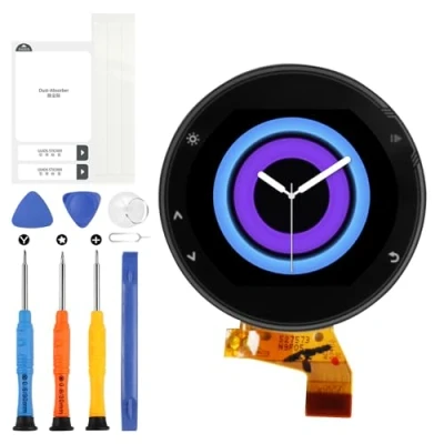 Abbildung von ARSSLY LCD Display für Garmin Forerunner 735 XT 735XT Watch Smartwatch Digitazer Touchscreen Ersatz Montage Glas mit Werkzeugen (Grau)