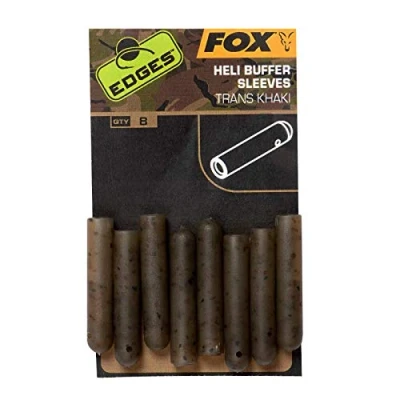 Abbildung von Fox Edges Camo Heli Buffer Sleeve 8 Stück Karpfen Vorfachmaterial