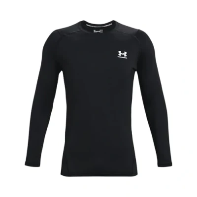 Abbildung von Under Armour HG Fitted LS Langarmshirt, Herren, Größe: Large, Black