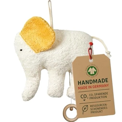Abbildung von Efie, Spieluhr Elefant, Melodie Schuberts Wiegenlied