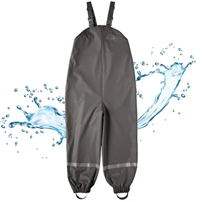 Abbildung von BMS Regenhose Buddelhose Matschhose für Jungen in Coolgrey Größe 92