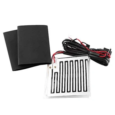 Abbildung von Keenso 12V Universal Motorrad Lenkergriffe Heiznungspad, Winter Beheizten Griff Pads Einsätze Lenker Handwärmer ATV Warm Kit