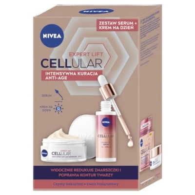 Abbildung von NIVEA 2er Pack CELLULAR EXPERT LIFT Tagescreme und Serum (1 x 50 ml, 1 30 ml)