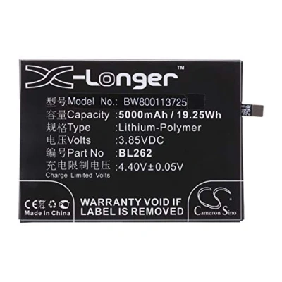 Abbildung von vhbw Akku kompatibel mit Lenovo Vibe P2, P2c72 Handy Smartphone Telefon (5000 mAh, 3,85 V, Li Polymer) Ersatz für BL262