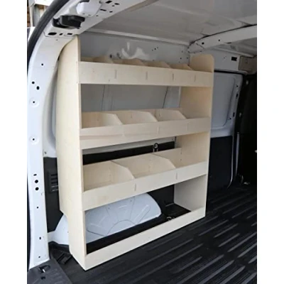 Abbildung von VANIFY Kompatibel mit Renault KANGOO L3 (Maxi) 2008+ Fahrzeugeinrichtung Fahrzeugregale, Fahrerseite hinten Regal