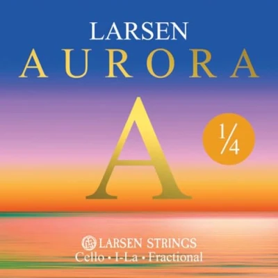 Abbildung von LARSEN STRINGS Cello Saiten Aurora A 1/4 Medium