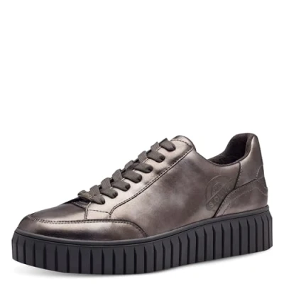 Abbildung von s.Oliver Sneaker low, Damen, Größe: 37, Gunmetal Schuhe