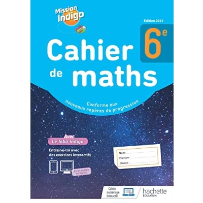Abbildung von Mission Indigo 6e cahier d&#039;activités Ed. 2021