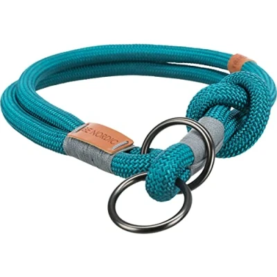 Abbildung von TRIXIE Hunde Halsband BE NORDIC Zug Stopp petrol/hellgrau