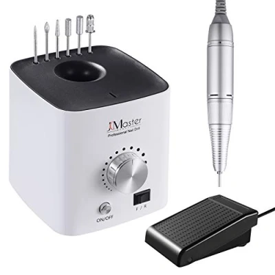 Abbildung von JCMaster Maniküre Pediküre Set, Nagelfräser 30000RPM inkl.6 Bits &amp; Fußpedal