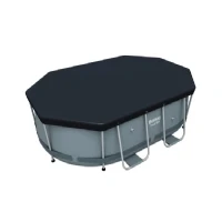 Abbildung von Bestway Pool Abdeckung, Hülle, Grau, PVC, Oval, 200 cm, 300 cm