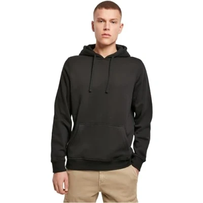 Abbildung von Build Your Brand Herren Merch Hoody Jacke, per pack Schwarz (Black 00007), X Small (Herstellergröße: XS)