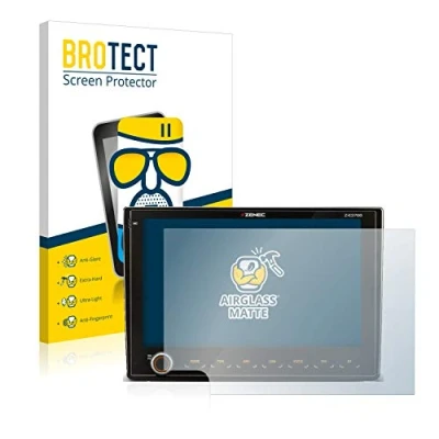 Abbildung von BROTECT Entspiegelungs Schutzglas für Fiat Ducato III 2006 2011 Zenec Z E3766 9&quot; Schutz Folie Panzerfolie Glas Matt [Kratzfest 9H]
