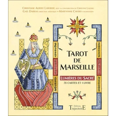 Abbildung von Tarot de Marseille Lumières du Sacré Coffret: Sacré. Avec 78 cartes et 1 livre