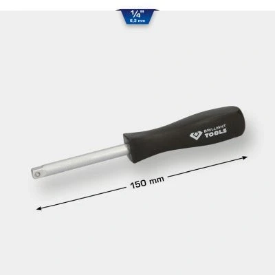 Abbildung von KS TOOLS BT020901 Vierkant Steckgriff 150 6,3 (1/4&quot;)