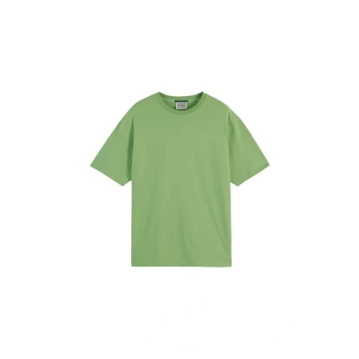 Abbildung von Scotch &amp; Soda Men&#039;s Seasonal core Relaxed fit Front Chest Logo T Shirt, Pistachio, XXL