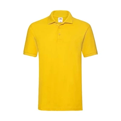 Abbildung von Fruit of the Loom Premium Polo S M L XL XXL 3XL auch Farbsets Sonnenblumengelb