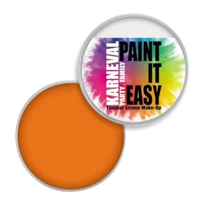 Abbildung von NEU PAINT IT EASY Theater Creme Make Up, Kinderschminke, Schminke auf Fettbasis, 25g, Orange