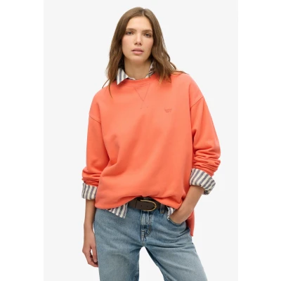 Abbildung von Superdry Studios CREW Sweatshirt, Damen, Größe: 42, Fiery coral