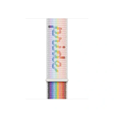 Abbildung von Apple Watch Armband Original Stoff Bunt Geeignet für Series 1 9 / SE Ultra (2)