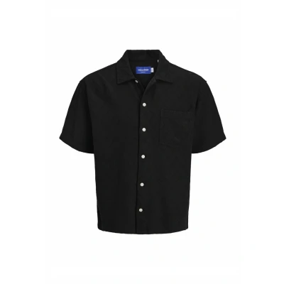 Abbildung von Jack &amp; Jones Relaxed FIT Hemd, Herren, Größe: Small, Black