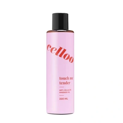 Abbildung von Celloo Anti Cellulite Öl mit natürliche Inhaltsstoffe 200 ml Massageöl gegen und Dehnungsstreifen Avocadoöl Traubenkernöl, straffendes festigendes Körperöl, Vegan, Creme