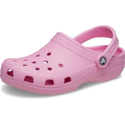 Abbildung von Crocs Classic Unisex Pantolette flach, Größe: 43 44, Pink tweed Schuhe